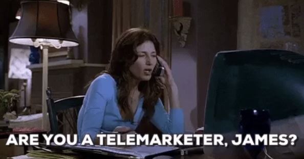 Telemarketer. No one likes them, and if your business plan relies on it, you should just run a better business.
