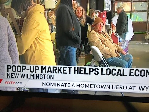 photo caption - PoopUp Market Helps Local Econ New Wilmington Nominate A Hometown Hero At Wy Wytv.com