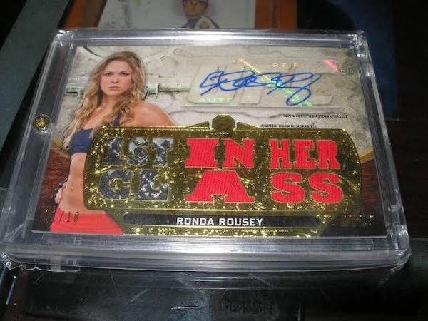 ronda rousey 1st in her class card - Yoppsbrsul Wishes Ronda Rousey