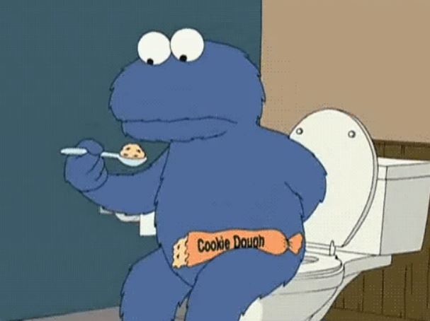 funny pictures of cookie monster - Cookie Dough