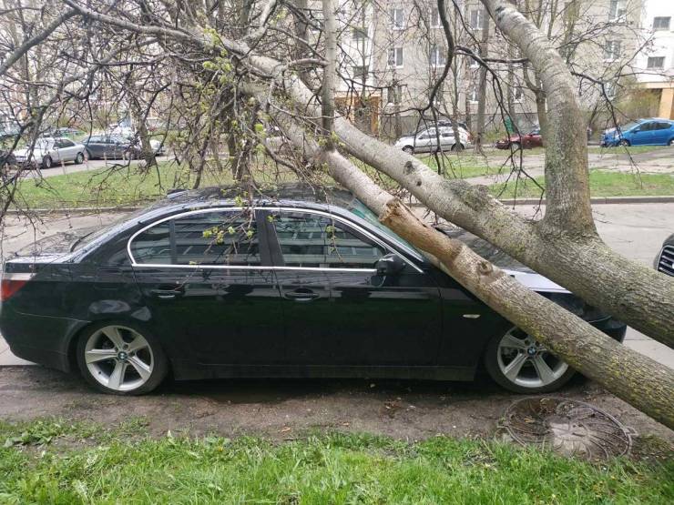 people having a bad day - personal luxury car