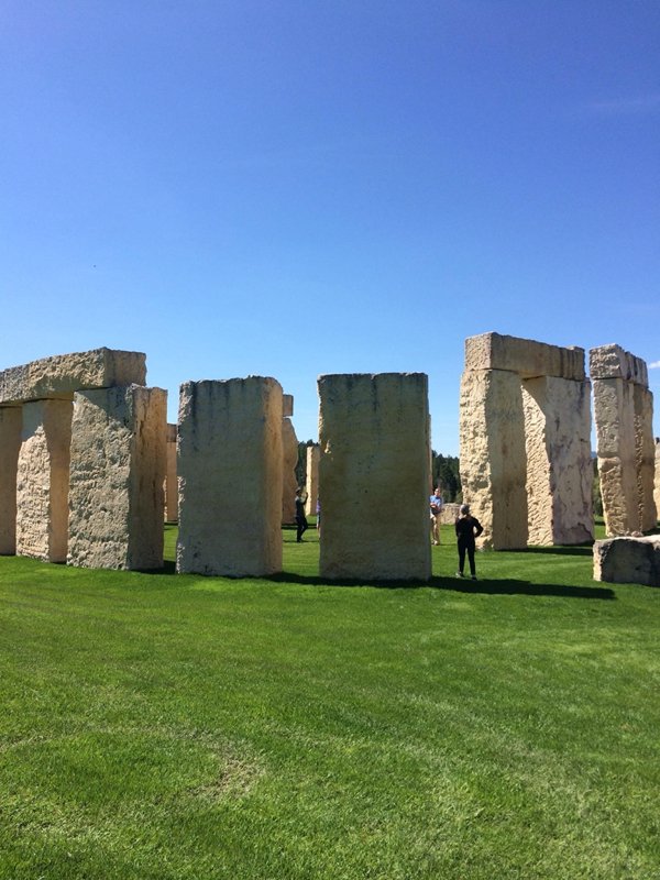 Fortine, Montana,

A to-scale Stonehenge replica.