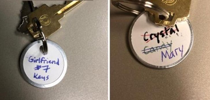 “I gave my girlfriend a set of keys to my apartment today.”