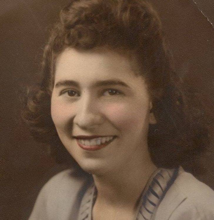 “This was my 18-year-old grandmother in 1945. She was awesome, and I miss her very much.”