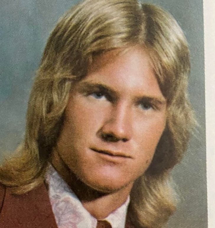 “My dad’s senior yearbook picture, 1976”
