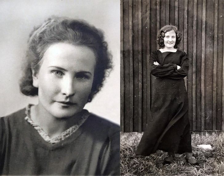 “This is my great-grandmother in 1934. She was 15 or 16 in the pictures.”