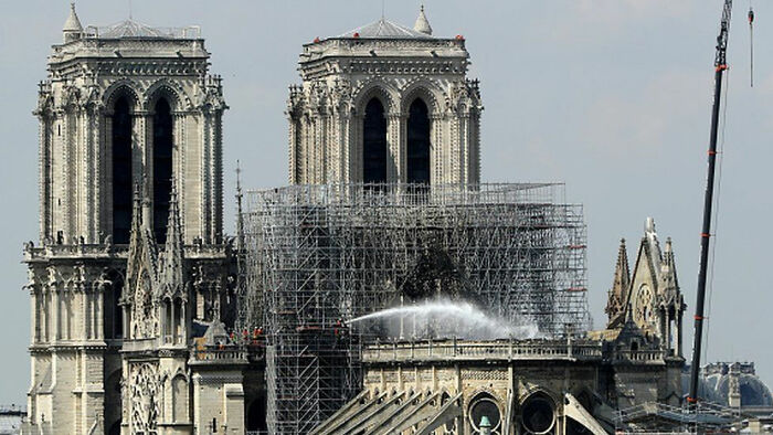 TIL that when the Notre Dame Cathedral was on fire the some 200,000 bees that live in the roof were thought to be dead, but in fact they were still alive after the fire.