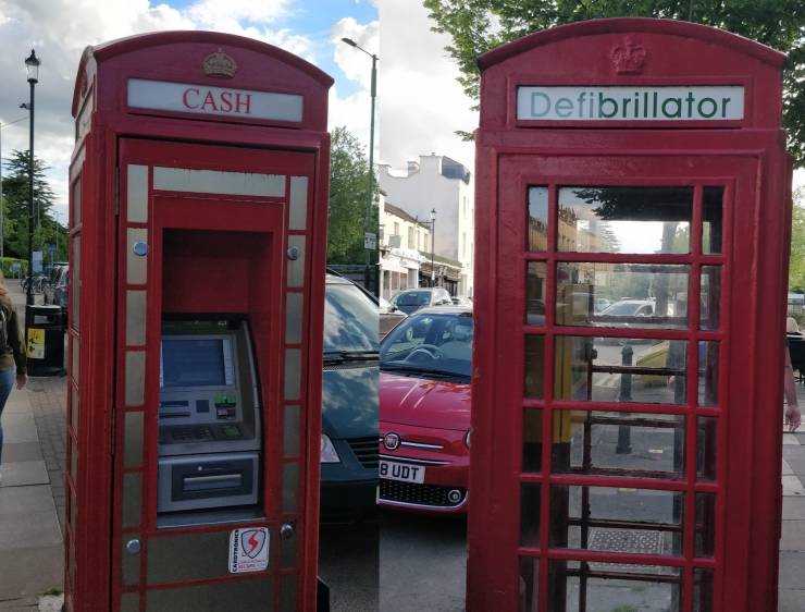 “These two UK phone booths have been repurposed.”