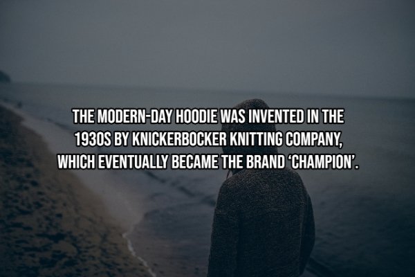 atmosphere - The ModernDay Hoodie Was Invented In The 1930S By Knickerbocker Knitting Company, Which Eventually Became The Brand