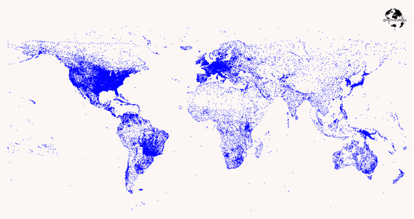 Where are the world’s airports? This map shows the locations of the world’s airports and heliports.