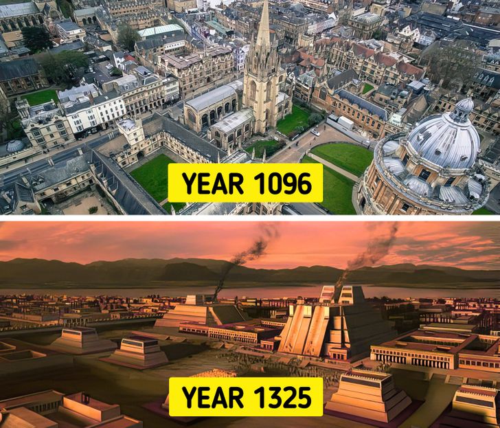 The University of Oxford is older than the Aztec Empire.
