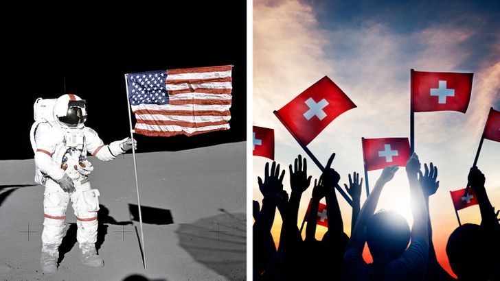 The Apollo 14 mission and women voting in Switzerland were milestones that happened at the same time.