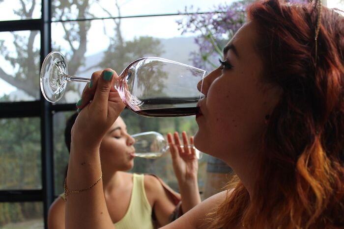 In a city of La Paz, Bolivia, married women are allowed to drink only one glass of wine in public. The law is there to prevent them from drunkenly flirting with other men that are not their husband. Also, men can divorce their wives if they are seen drinking in public.