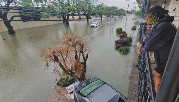 “My front yard 12 hours ago.”