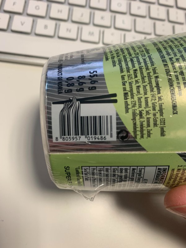 Ramen barcode!