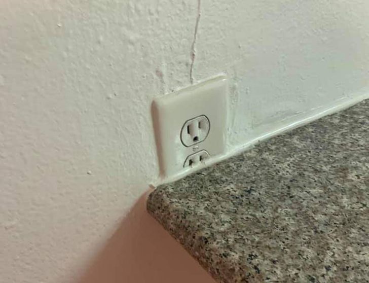 “To the guy that said his house is infinite content for this sub... I call your crooked floor vent and raise you 3/4 of an electrical outlet.”