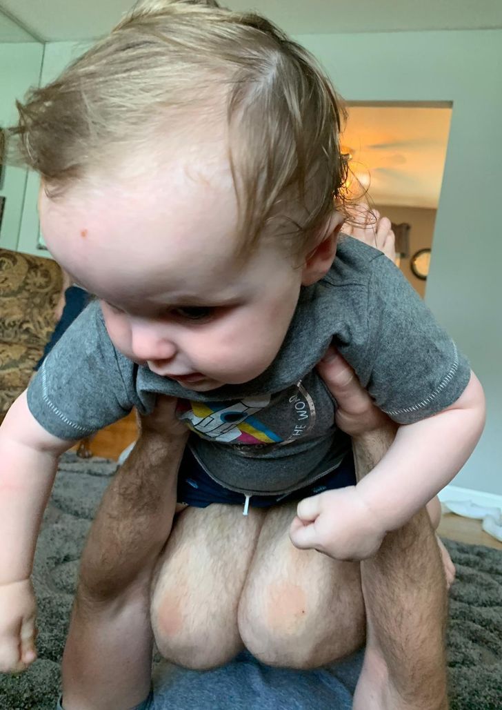 “My nephew apparently inherited his dad’s legs.”