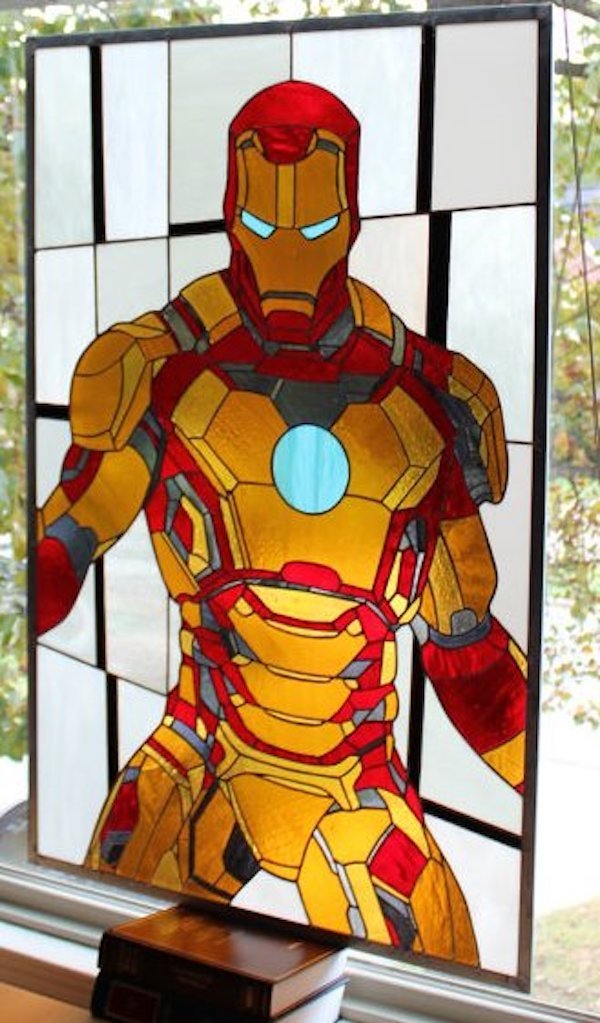 nerdy stained glass