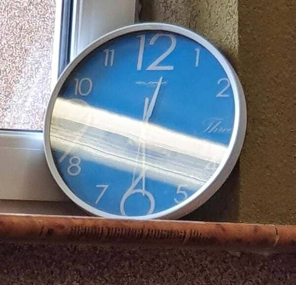 This clock in my class.