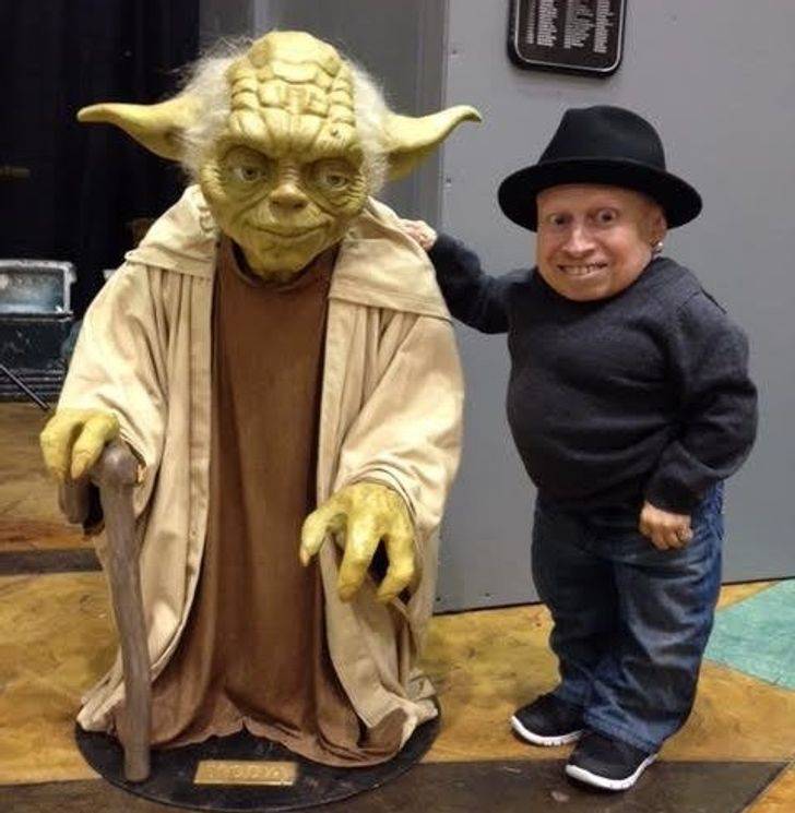 “Even Yoda is taller than me.”