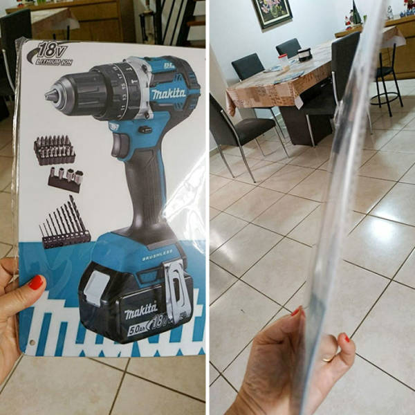"My Dad Bought A Drilling Machine On Wish. This Just Arrived"