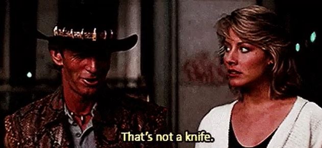 horror - That's not a knife.