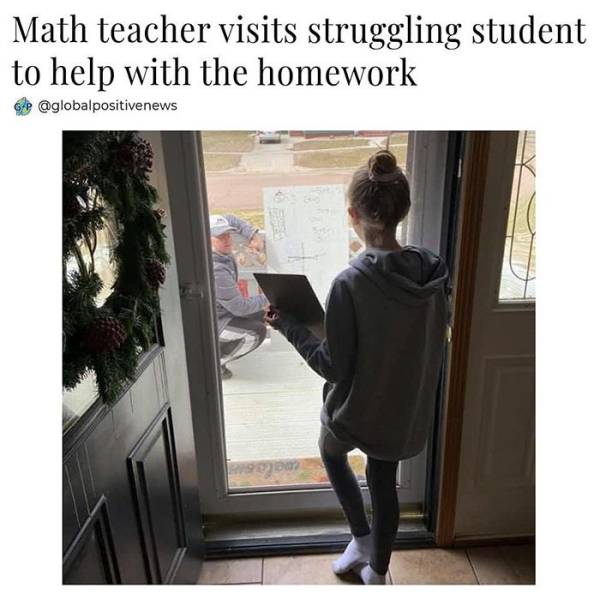 shoulder - Math teacher visits struggling student to help with the homework Gap 1987