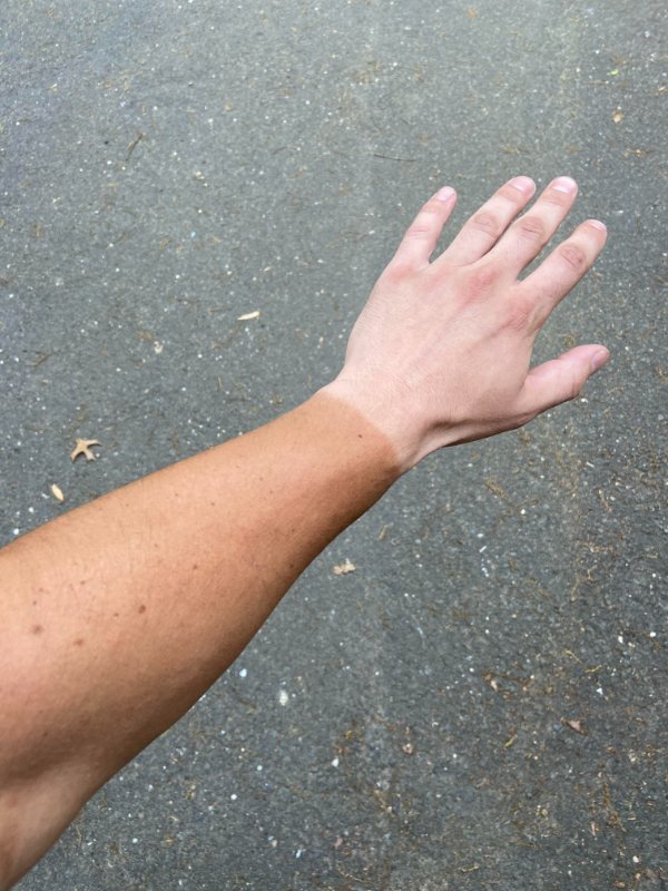 “I’m a solar roofer, and we are required to wear gloves while we work…..it’s only may.”