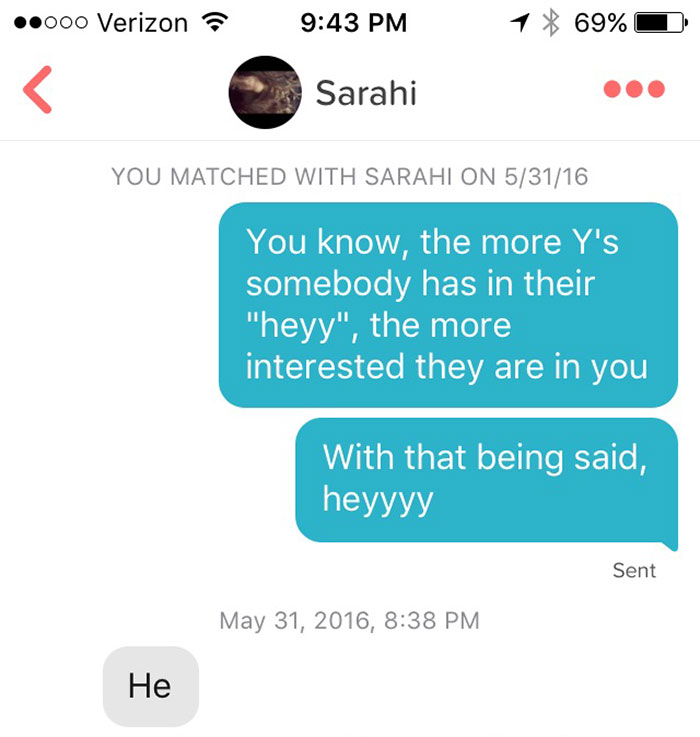 30 Funny Posts From Tinder.