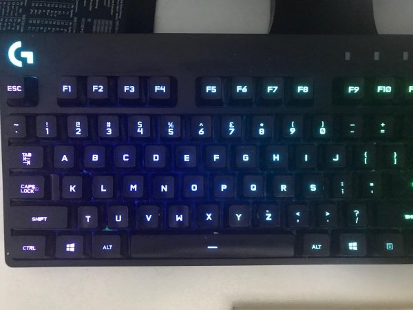 My brother rearranged my keyboard