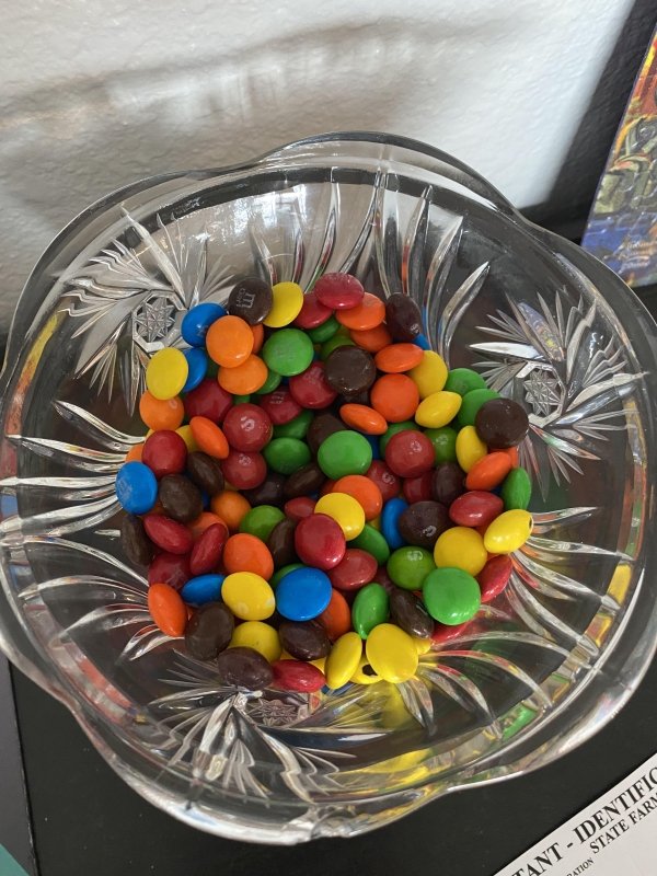 Visiting my sister’s house, went for some M&Ms and discovered she’s Satan.