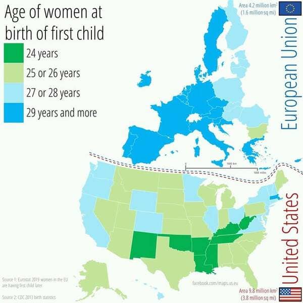 21 Maps With Interesting Data.