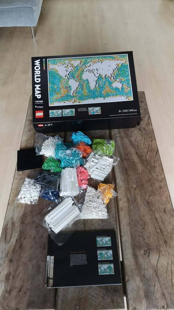 Only 11695 pieces of Lego between me and one of the coolest maps I will ever make!