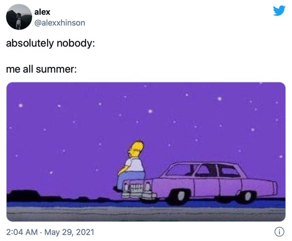 night drive cartoon - alex absolutely nobody me all summer . 0