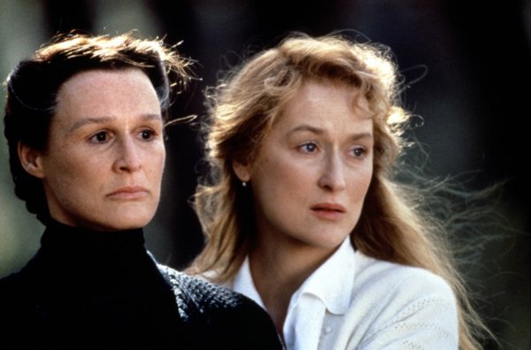 I was seeing a Broadway show with my mom in 1992. At intermission she found me in the downstairs lobby and excitedly said, “I just saw Meryl Streep in the bathroom.”

I said “Please tell me you didn’t say anything to her and you just left her alone.”

She said, “I was very good, and didn’t say anything. Look, here she comes now.”

And I said, “I’m glad you didn’t say anything to her…because that’s Glenn Close.”