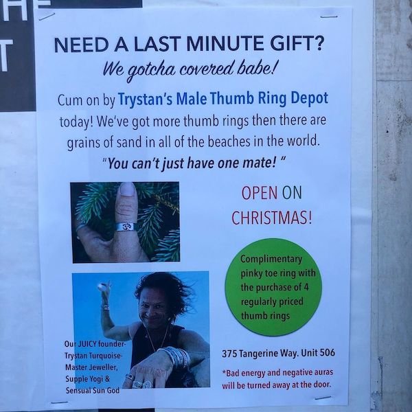 38 Ridiculous Street Flyers.