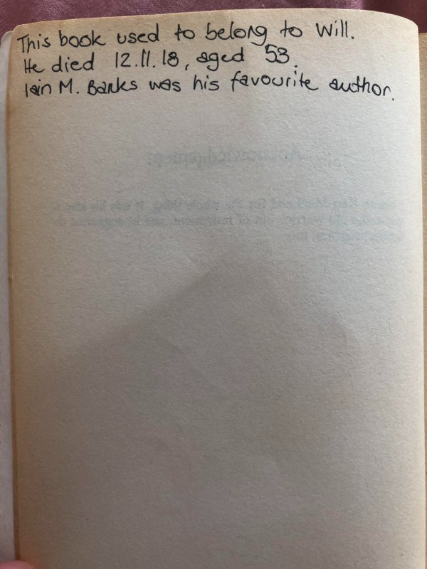 “The note I found in this second hand book.”