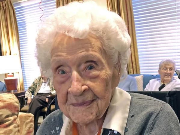 “This is the oldest living person in America. Thelma Sutcliffe is currently 114.”