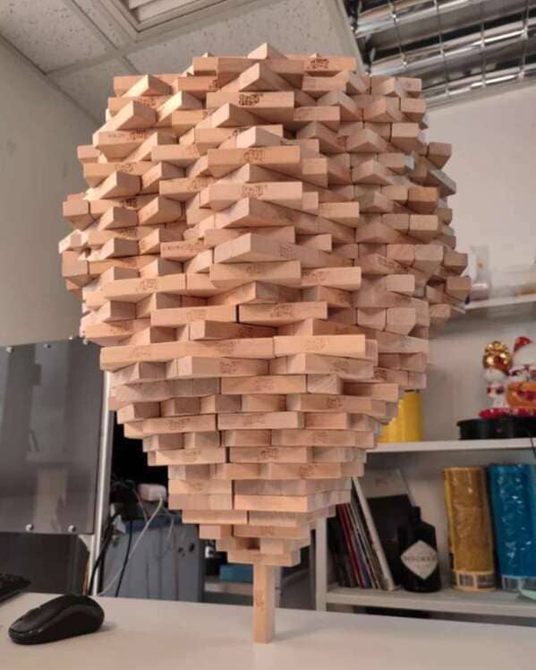 “I put over 1,500 blocks of Jenga on 1, creating a new world record.”