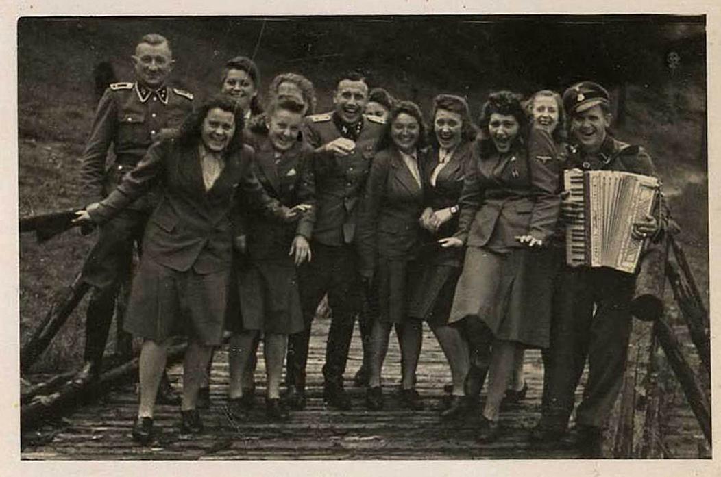 Auschwitz Camp Guards on a day trip 1944