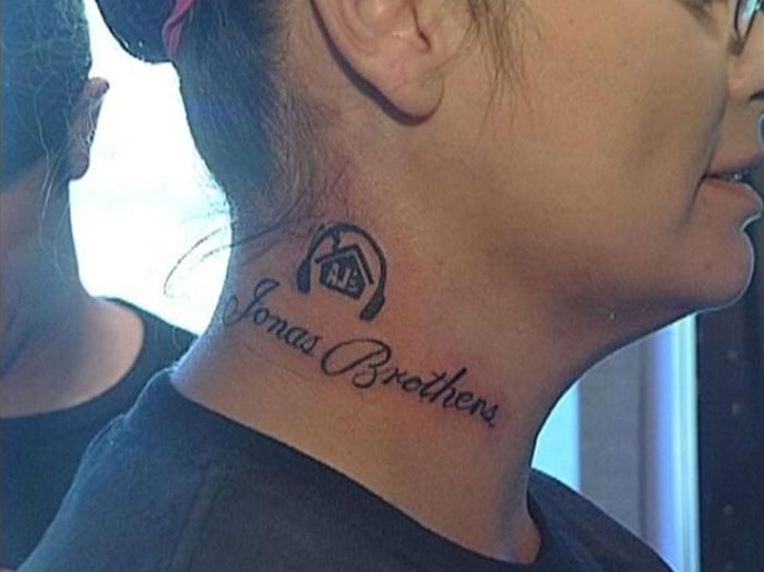 terrible tattoos - Jonas Brothers