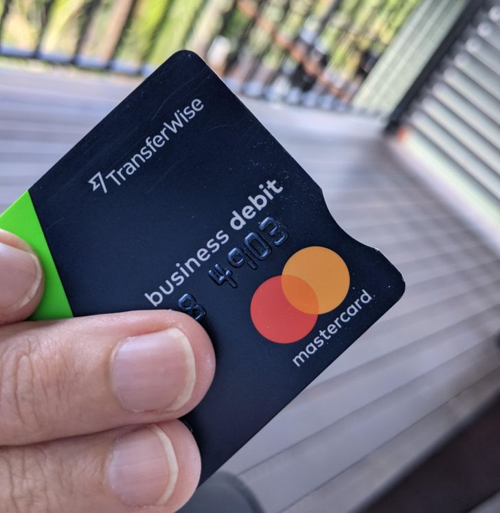 The cutout in this bank card allows blind people to know which way they’re holding it, so they can use it in cash machines or payment devices.