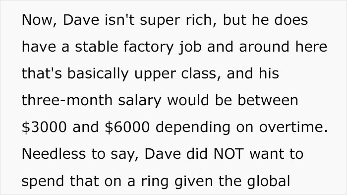 Man Gets Revenge By Giving His Gold-Digging Girlfriend A Fake Diamond Ring.