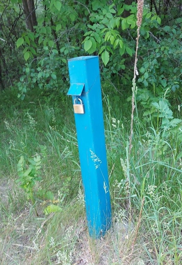 Walking along a trail in my Ontario small town and there were three or four of these along the way.

A: Generally these are monitoring wells. For checking groundwater usually.