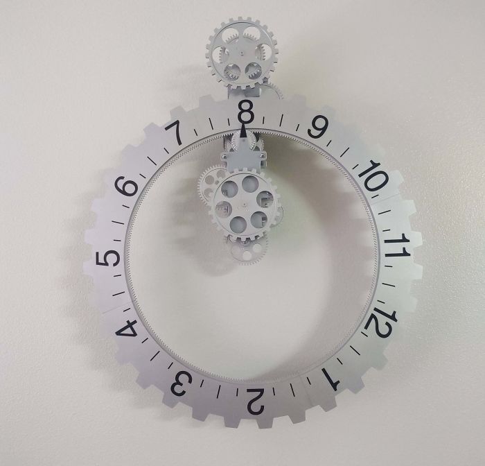 I Have A Clock Where The Numbers Rotate Rather Than The Hands