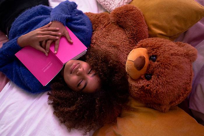 Sleeping with stuffed animals. You’re never too old for that.