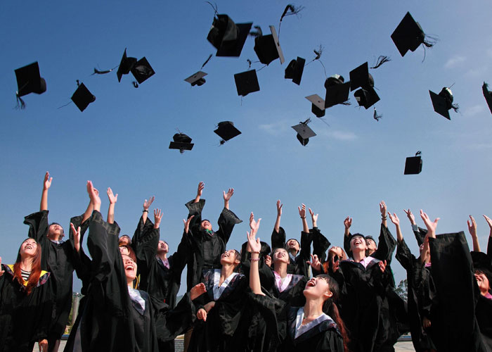 that three german students got sued by their alma mater for 10,000€ because they graduated "too fast". They completed their bachelors and masters degree within 4 instead of 11 semesters by attending different lectures and sharing notes. Then they founded a ghostwriting agency!