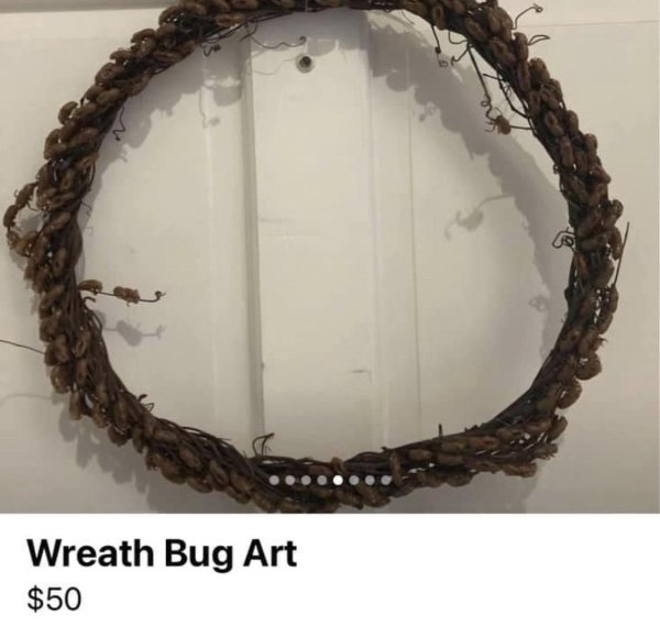 chain - Wreath Bug Art $50