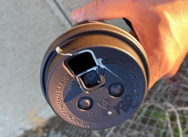 On a regular morning of a regular day, this guy was walking to his first job with a fresh cup of coffee. That’s not cream, a crow just had good aim.