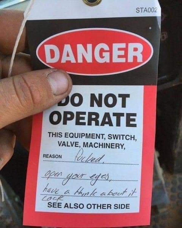 32 People Who Don't Give A S**t About Safety.